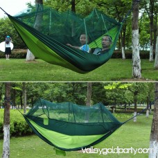 2 Person Travel Outdoor Camping Tent Ultralight Hanging Hammock Bed With Mosquito Net Portable Parachute Cloth Hammock, Army Green 569951638